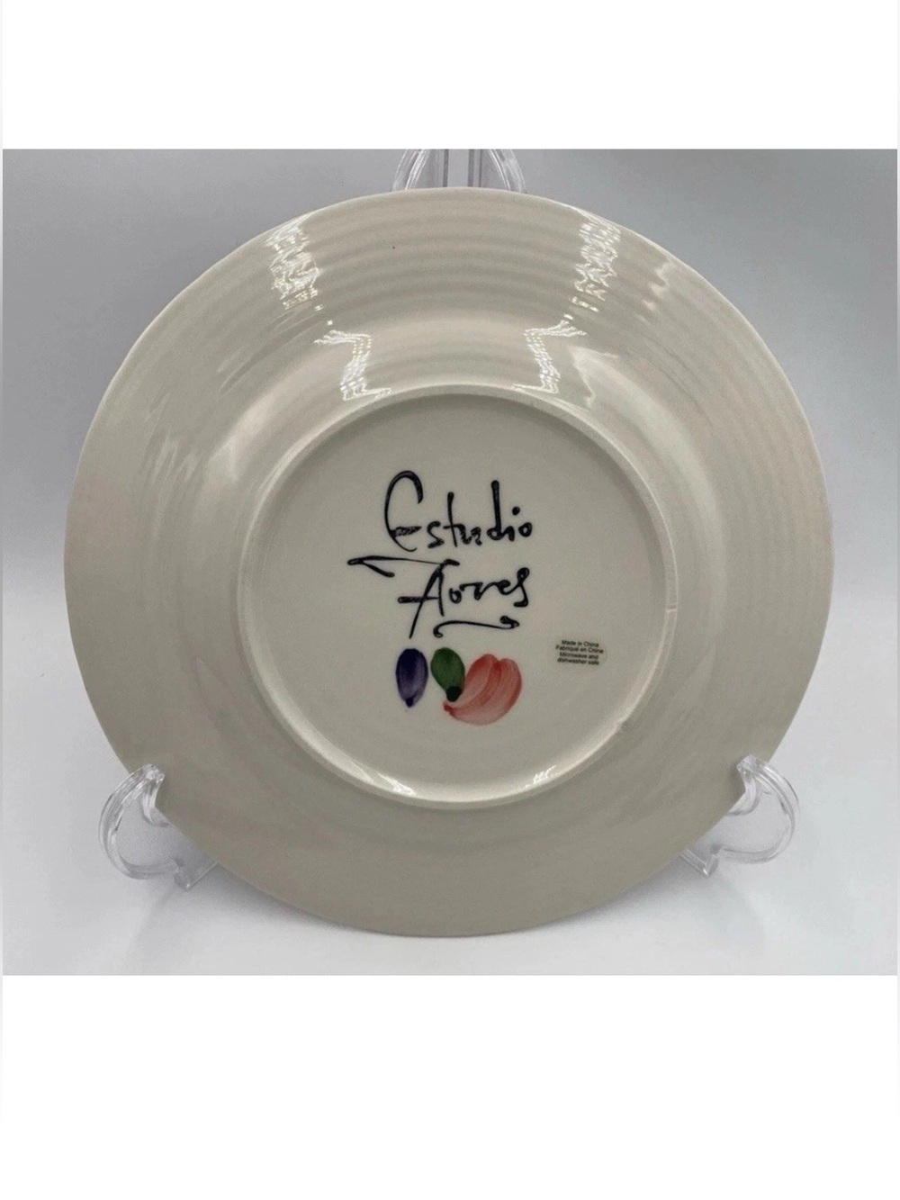 Anthro Sissinghurst Castle Estudio Flores Dinner Plate NEW - Picture 7 of 9